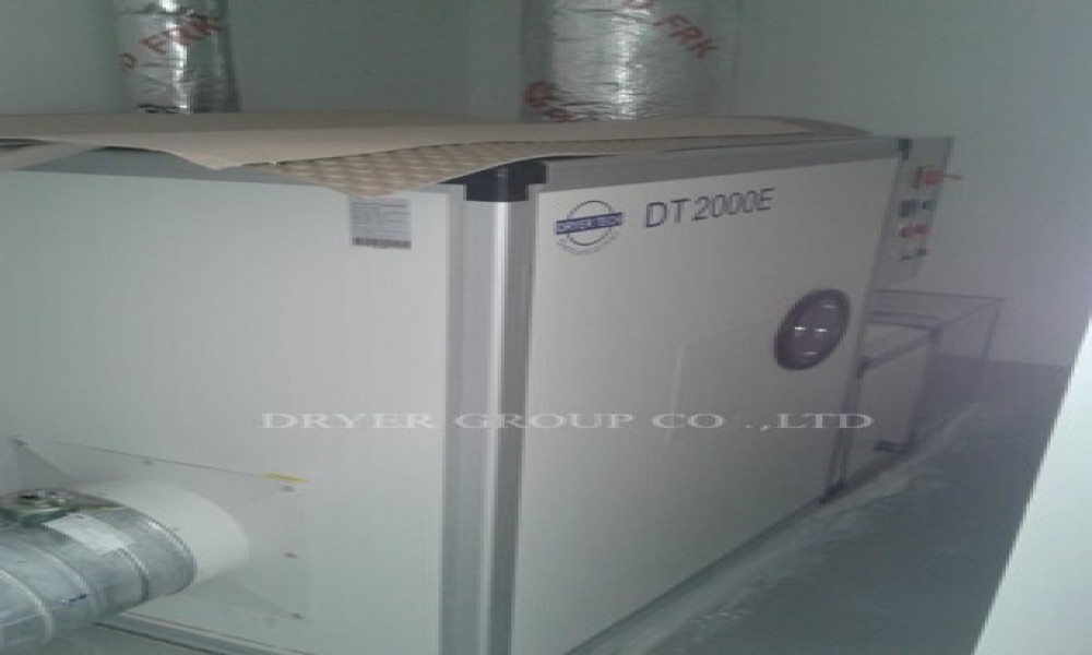 ควบคุมห้องบรรจุชุดตรวจสอบ ทางการแพทย์ เช่น ตรวจสอบหาสารเสพติด DRYER TECH MODEL: DT-2000E